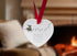 Lurcher Walk Beside Us Ceramic Heart